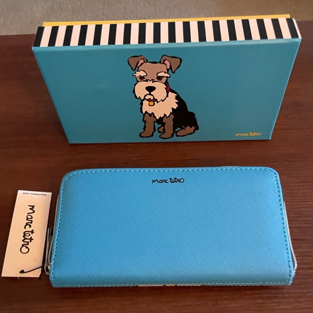 NWT 🦋 Marc Tetro blue Wallet 🦋
